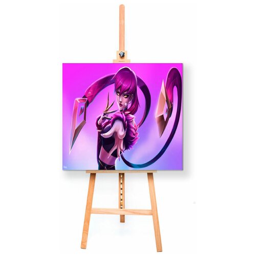 Интерьерная картина Coolpodarok Аниме девушка пурпурный цвет ногти