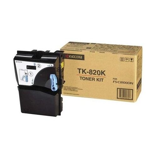 Картридж для принтера Kyocera TK-820K, черный картридж ds tk 820k черный