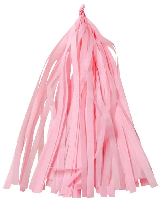Гирлянда Тассел, Светло-розовый, 35x12 см, 12 листов.