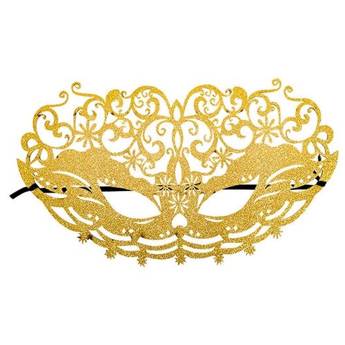 Маска Принцесса (Цв: Золотой ) маска объемная с узором цв золотой