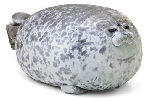 Мягкая игрушка Тюлень / Морской Котик 30см темно-серый