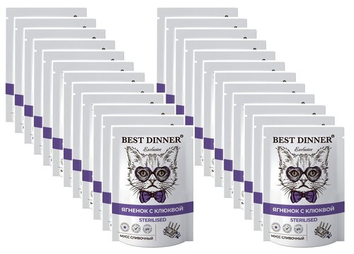 Корм влажный для стерилизованных кошек и котят Бест Диннер (Best DInner ...