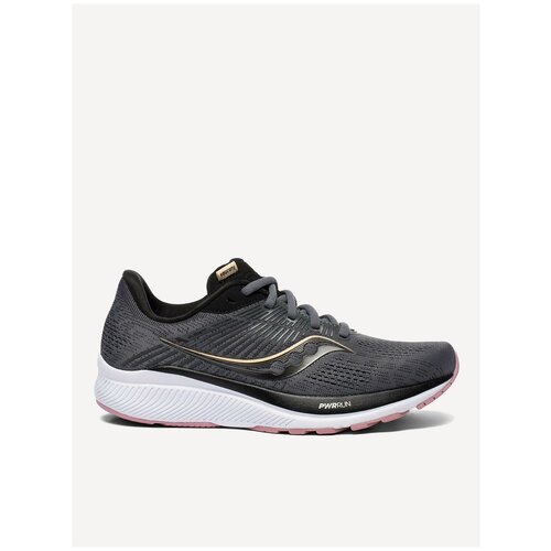 фото Беговые кроссовки saucony guide 14 charcoal/rose (us:7,5)