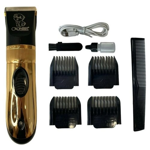 Машинка для стрижки машинка cr-1220, золотой