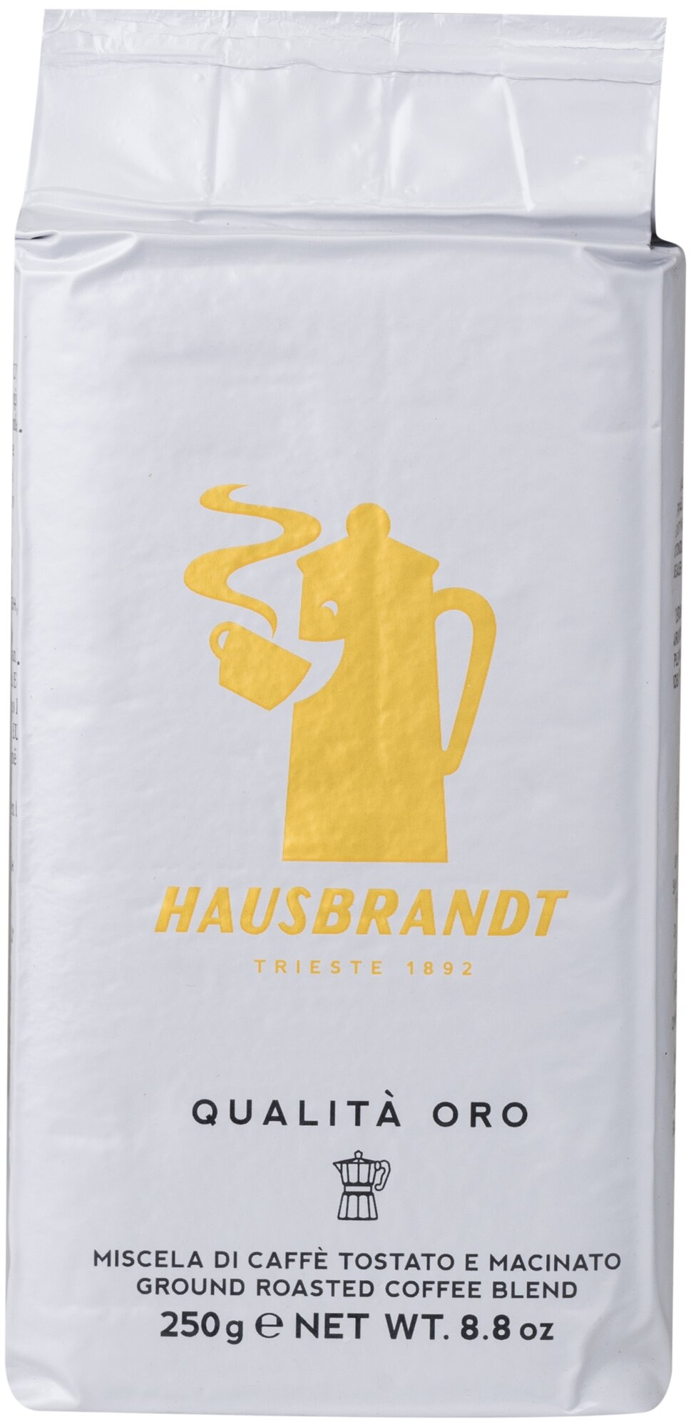 Кофе молотый Hausbrandt Oro (Оро), в/у, 2x250г - фотография № 2