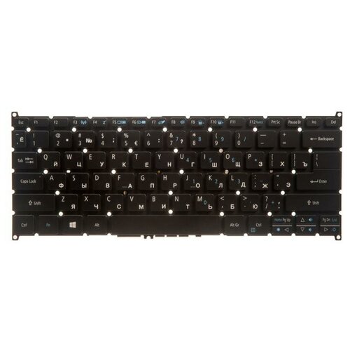 Клавиатура для Acer Spin 1 SP113-31 Ethos 5951 8951 черная с подсветкой 330800₽