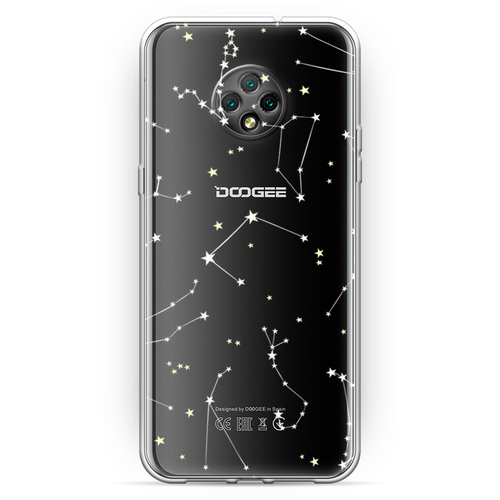 фото Силиконовый чехол созвездия на doogee x95 / дуги x95 case place
