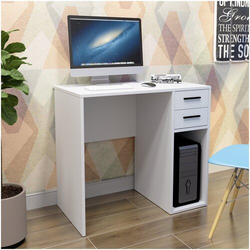 Стол письменный, компьютерный, офисный, парта для школьника от производителя с ящиками и тумбой Delice Оли, дуб сонома, 90 х 71 х 48