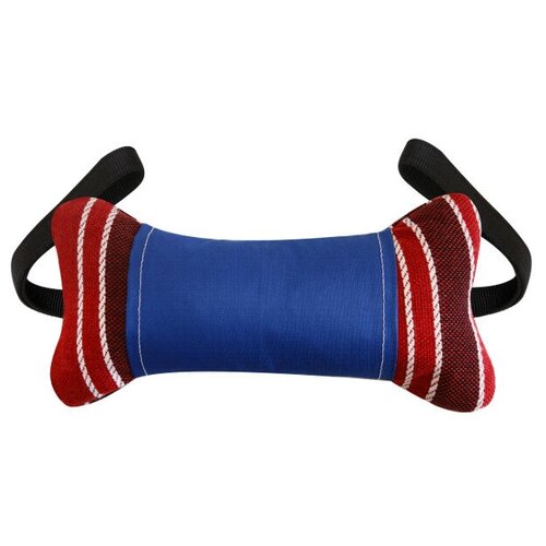 602052 игрушка для собак кость С 2-мя ручками №2 30 см текстиль