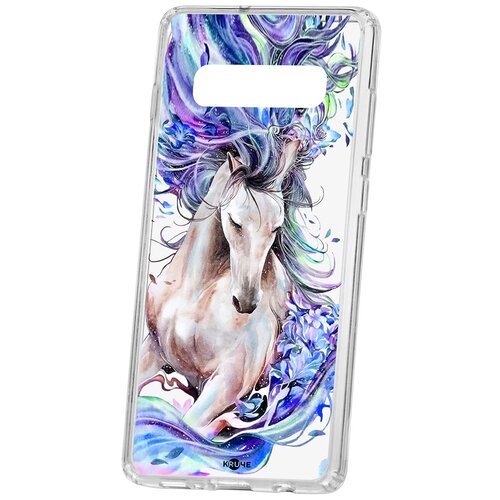 фото Чехол на samsung galaxy s10+ kruche print грация кruче