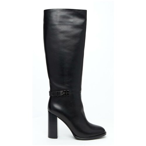 фото Basconi 12514bc сапоги женский черный, натуральная кожа