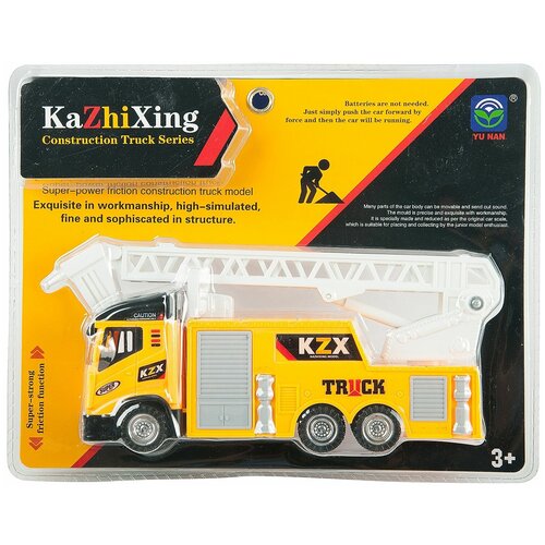 Машина пластм. инерц., с выдвижной лестницей, CRD 29x23x8 см, арт. YN-3341-3