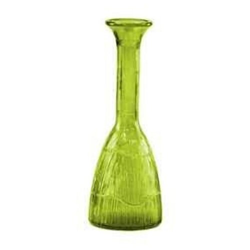 Емкость для интерьера (Ваза) Mediterranea, D=8.5 H=23см, Стекло, Цвет Зеленый