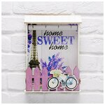 Ключница с полкой Sweet home, 22,5 х 30,5 х 5,7 см - изображение