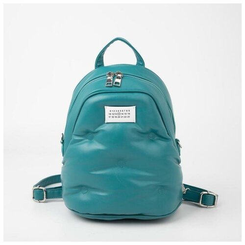 фото Рюкзак, отдел на молнии, наружный карман, цвет бирюзовый нет бренда