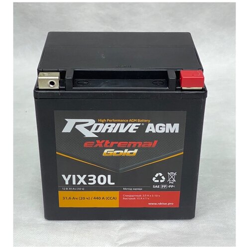Мото Аккумулятор RDrive Gold YIX30L