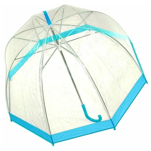 Детский прозрачный зонт-трость, 8 спиц, купол 84 см