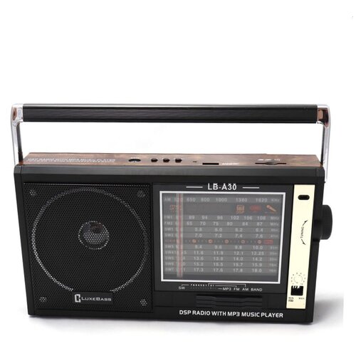 Радиоприемник Luxe Bass LB-A28, всеволновый, AM, FM, SW