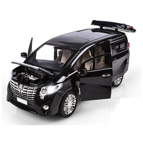 Коллекционная модель Тойота Alphard 1:24 металл (свет, звук) коллекционная модель rolls royse cullinan 1 24 металл свет звук красный