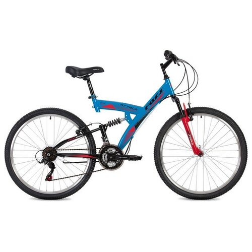 Велосипед Foxx Attack 26" синий (2020) (18" - ваш рост 170-180 см)