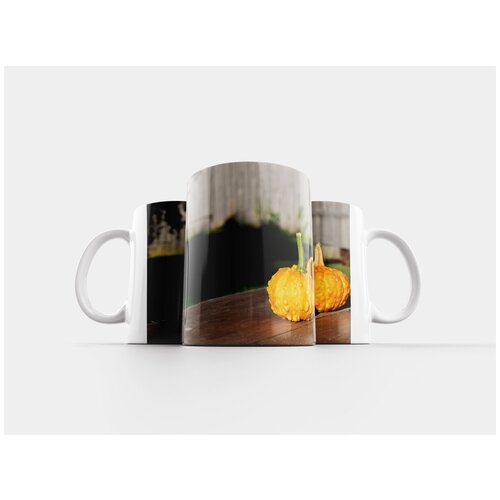 фото Кружка "декоративные тыквы, тыквы, желтый" 320 мл lotsprints