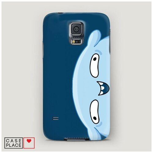 фото Чехол пластиковый samsung galaxy s5 подушка синий фон case place
