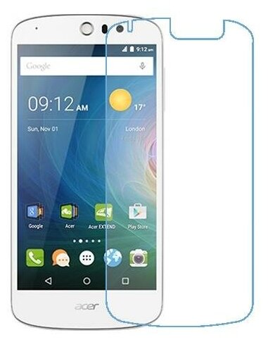 Acer Liquid Z530 защитный экран из нано стекла 9H одна штука