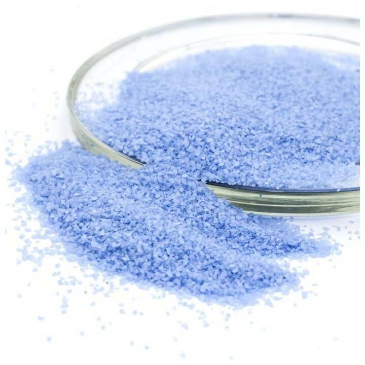 Цветной песок "Голубой" нежного пастельного оттенка для песочной церемонии и смешивания в стеклянных сосудах