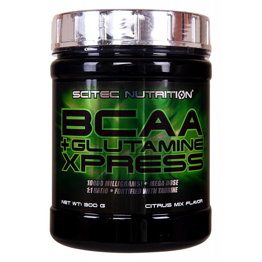 BCAA + Glutamine Xpress, 300 г, Citrus Mix / Цитрусовый Микс