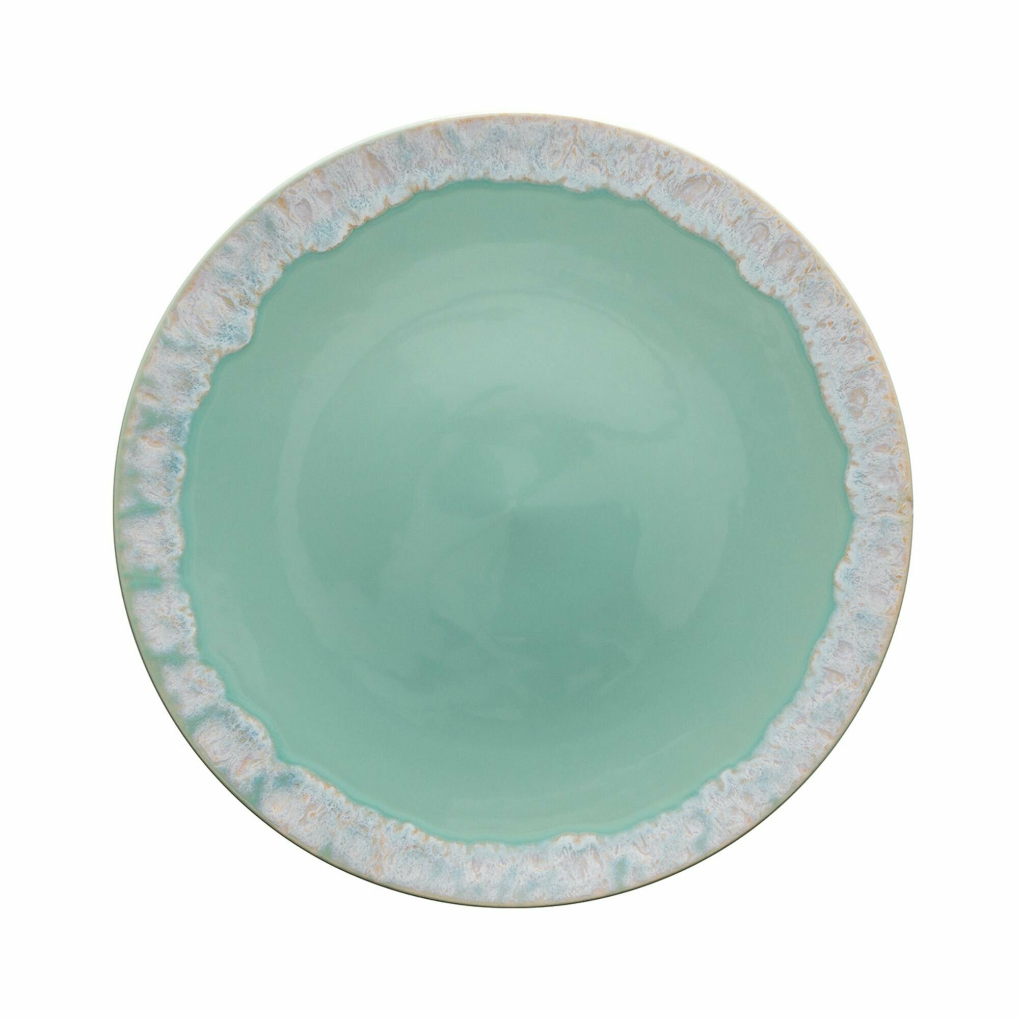Тарелка CASAFINA by COSTA NOVA Taormina, 34 см, керамическая, цвет бирюзовый