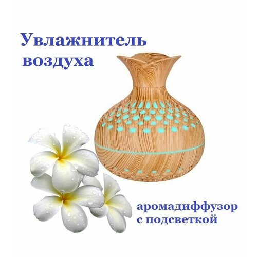 Увлажнитель воздуха с функцией ароматизации Ночник интерьерный с многоцветной подсветкой светло-коричневый 159900₽