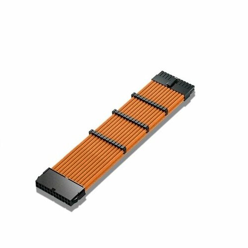 Удлинитель Premium 24-pin ATX 30см Orange высококачественный входной разъем питания постоянного тока запасная панель для консоли snes