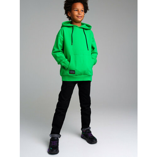 фото Худи playtoday, размер 170, зеленый