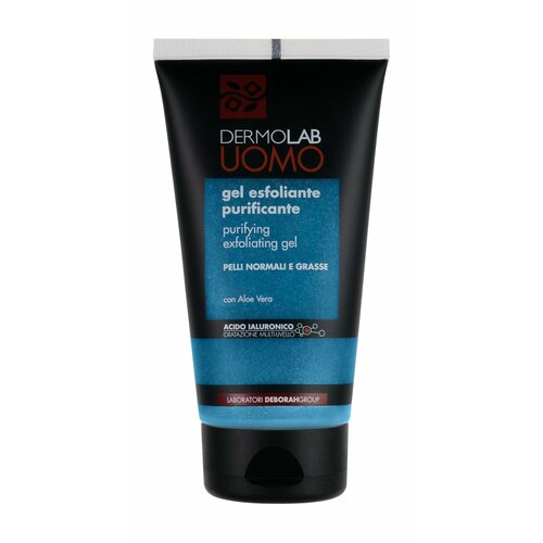 Гель-эксфолиант для нормальной и жирной кожи лица / Dermolab UOMO Purifying Exfoliating Gel эксфолиант для лица deborah гель эксфолиант dermolab purifying exfoliating gel