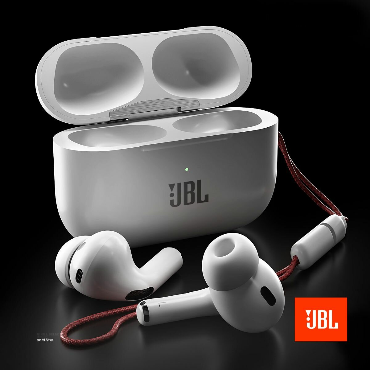 Беспроводные наушники JBL с шумоподавлением, микрофоном / Bluetooth 5.3 / для IOS, Android