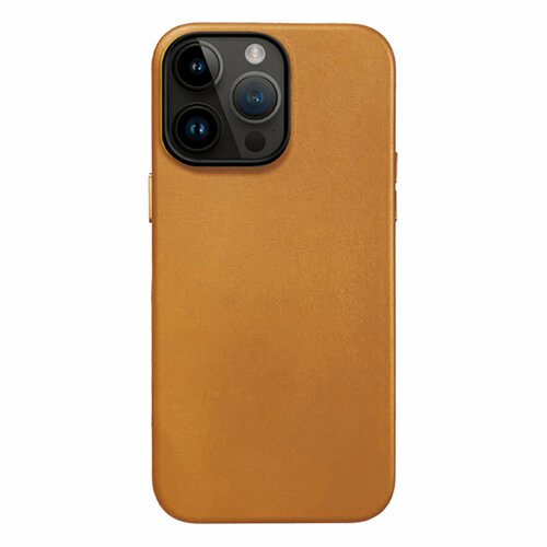 Чехол Leather Case KZDOO Noble Collection для iPhone 14 Pro 6.1, оранжевый (2)