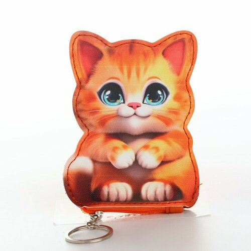 Кошелек , оранжевый, мультиколор