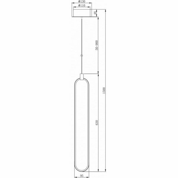 Подвесной светильник Maytoni MOD017PL-L13G Hoff - фото №10