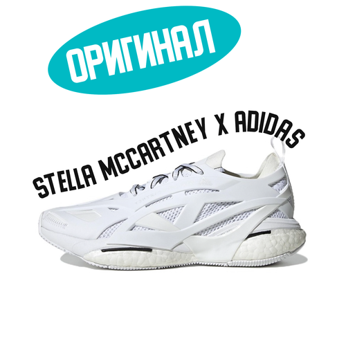 Кроссовки adidas, размер 36 2/3 FR, белый беговые шорты adidas by stella mccartney run m20 размер xxs int красный