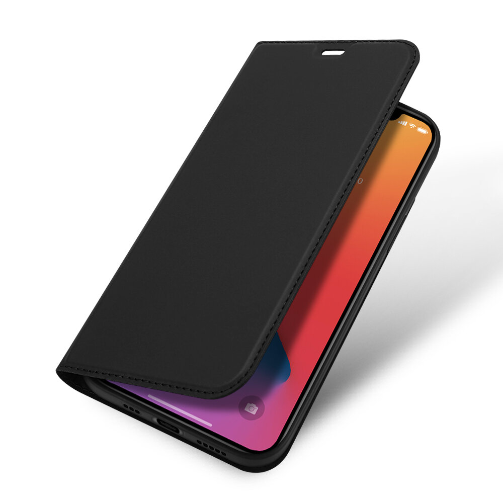 Чехол книжка для iPhone 12 6.1" / 12 Pro 6.1" Dux Ducis Skin Series черный