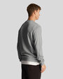 Свитшот Lyle & Scott Crew Neck Sweatshirt, размер L, серый, белый