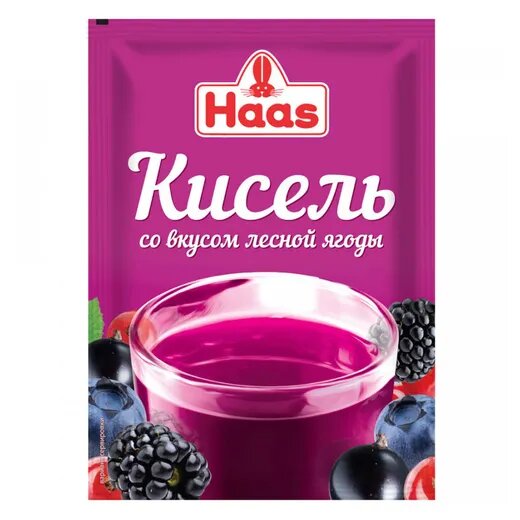 Кисель HAAS лесная ягода, 75 г