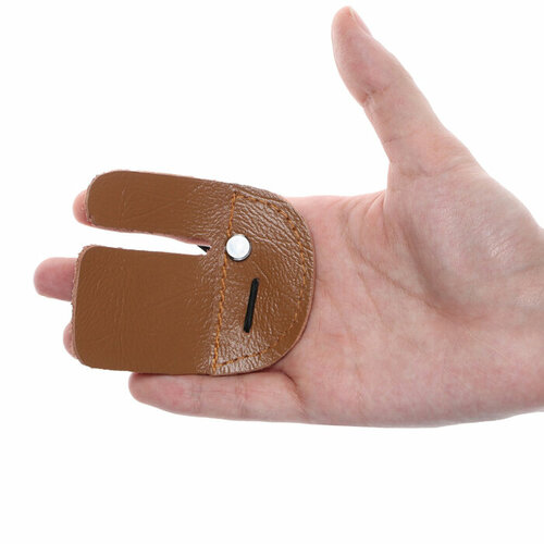 Напальчник для стрельбы из лука, натуральная кожа 10243978