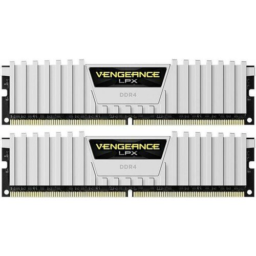 Оперативная память 16Gb DDR4 3200MHz Corsair Vengeance LPX White 2x8Gb KIT CMK16GX4M2E3200C16W 5450₽