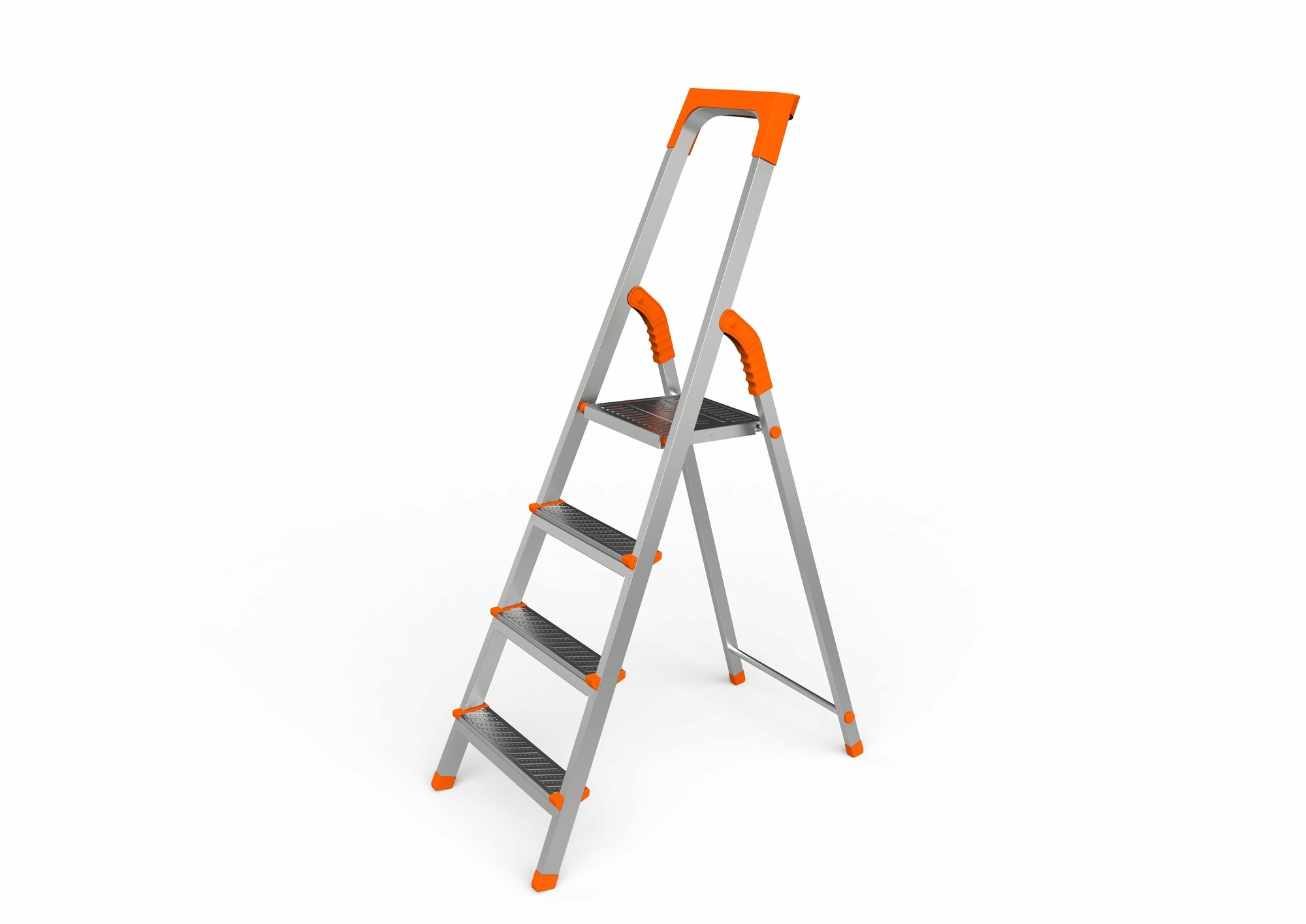 фото Стремянка стальная Sarayli Европа 3 ступени