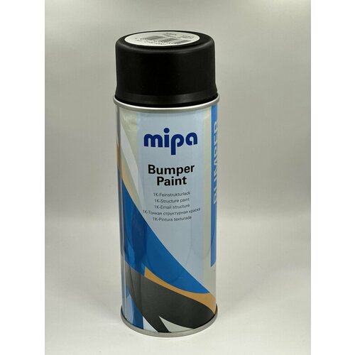 Краска-спрей для бампера структурная черная 400мл аэрозоль MIPA - Артикул 212210001 1300₽