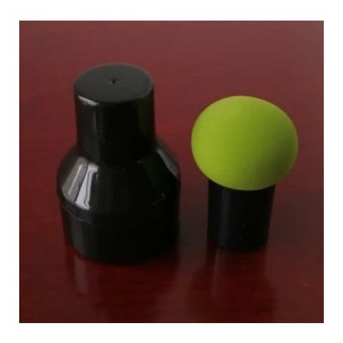 Спонж в футляре, зеленый