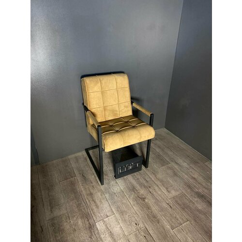 Кресло мягкое EasyLOFT в стиле лофт из ткани 40х40х80 см 38300₽