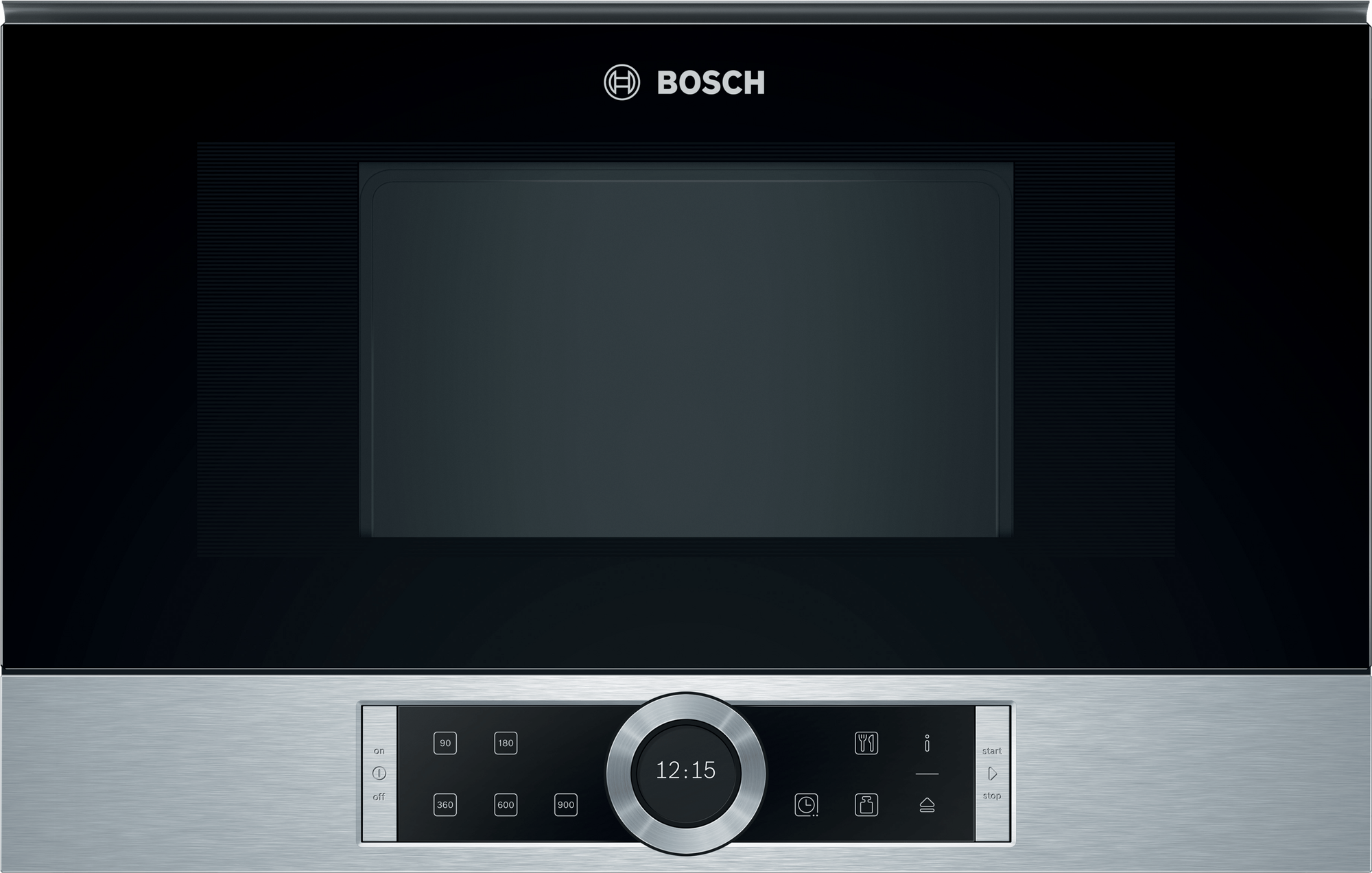 Микроволновая печь встраиваемая Bosch BFL634GS1 черный/серебристый
