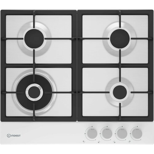 Газовая варочная поверхность Indesit THPM 642 WSWHI белый Конфорка WOK Электроподжиг Газ-контроль 15667₽